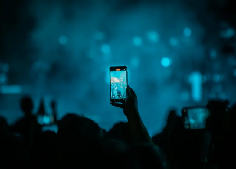 Festival main stage, multi-camera cut